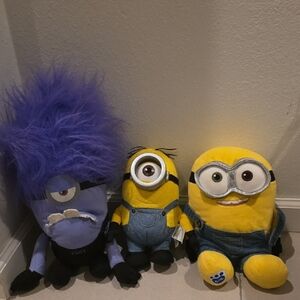 Build-A-Bear Minions Plush Set - Purple and Yellow